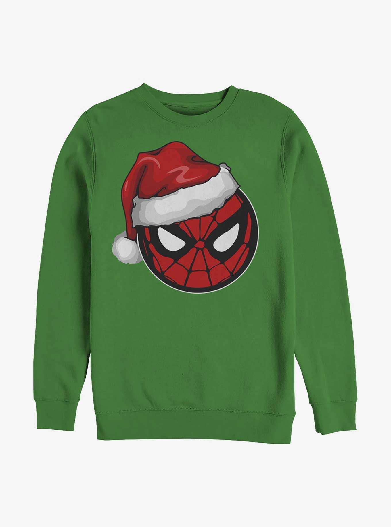 Marvel Spider-Man Spidey Santa Hat Sweatshirt, , hi-res