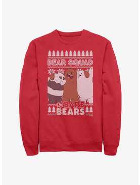 Cartoon Network We Bare Bears Squad Ugly Christmas Sweatshirt, , hi-res