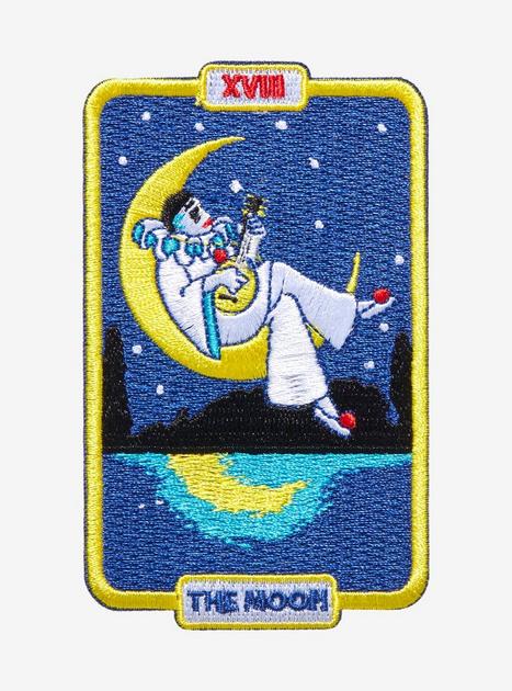 Clown Moon Tarot Card Patch | Hot Topic