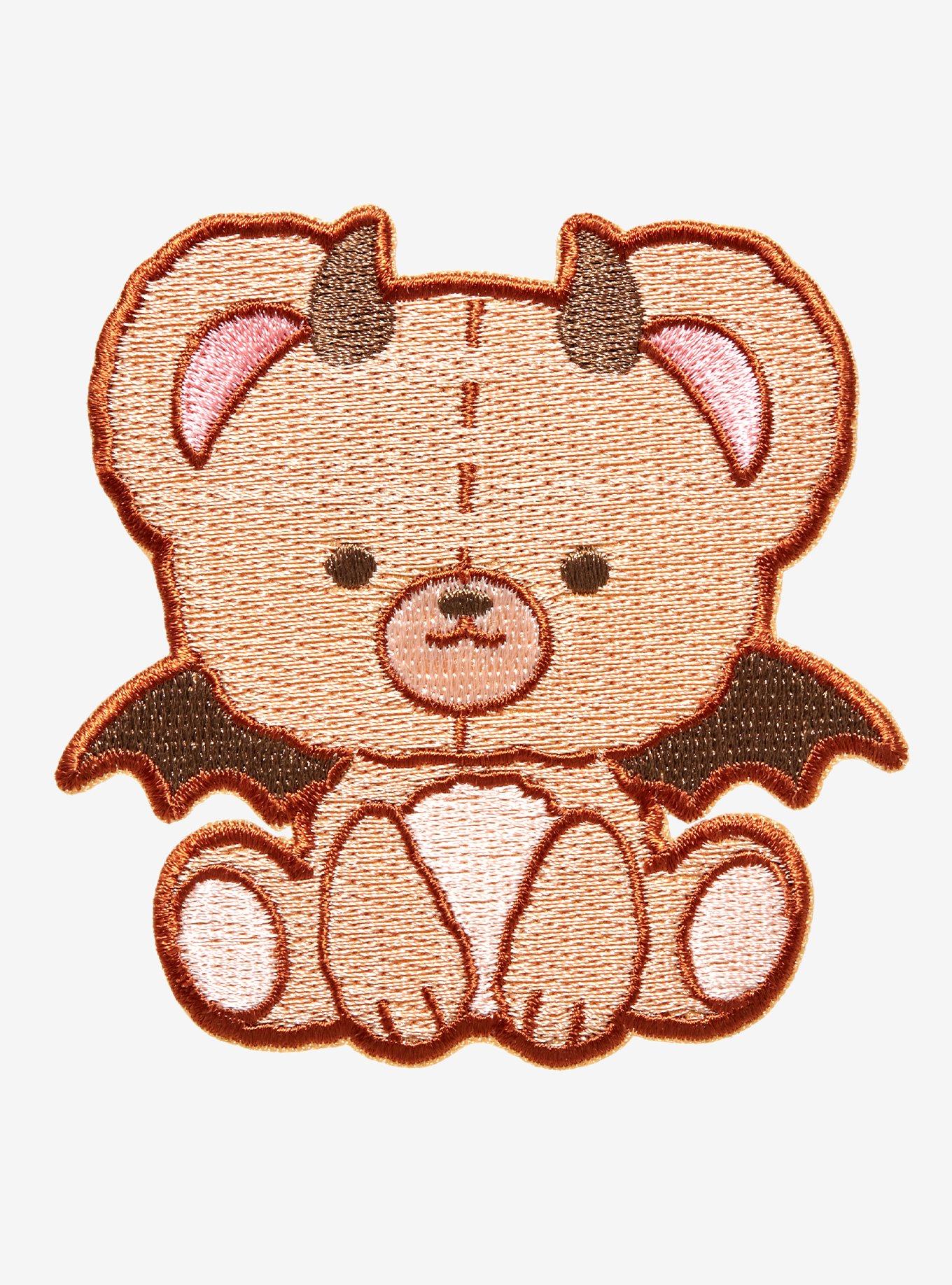 Demon Teddy Bear Patch, , hi-res