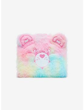 Care Bears Pastel Rainbow Fuzzy Mini Flap Wallet, , hi-res