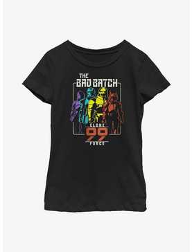Star Wars: The Bad Batch Rainbow Clones Youth Girls T-Shirt, , hi-res