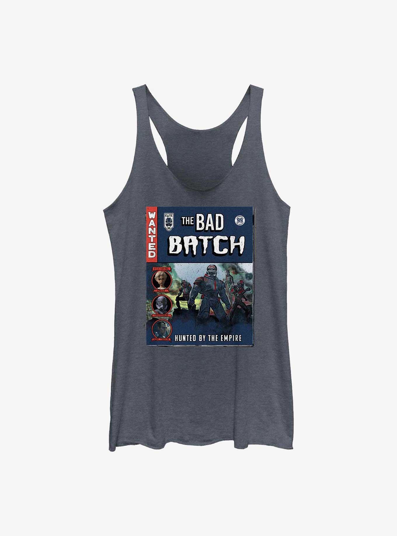 Star Wars: The Bad Batch Mutant Clones Womens Tank Top, NAVY HTR, hi-res