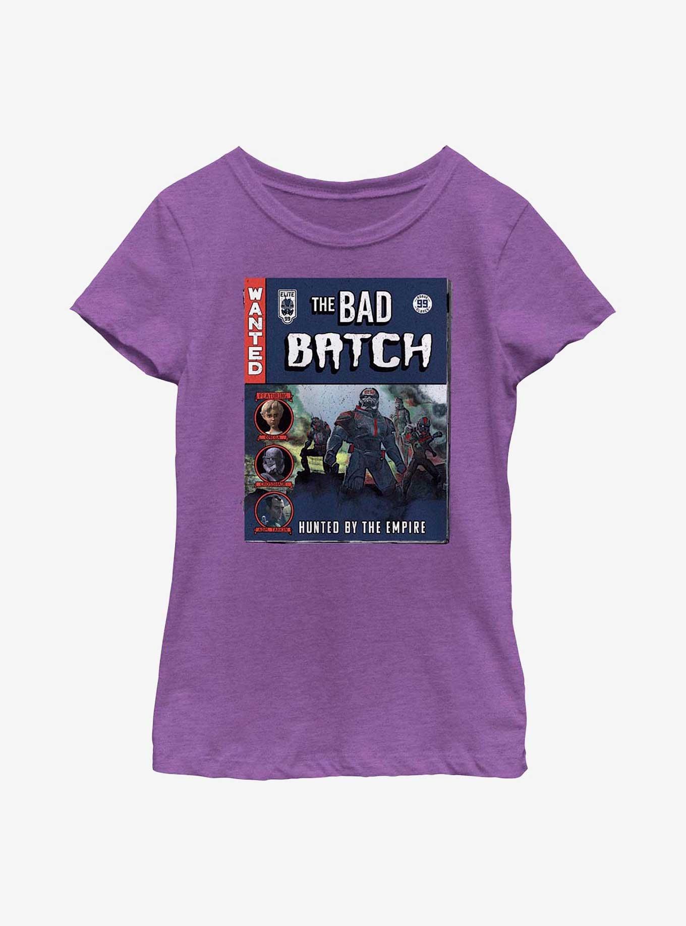 Star Wars: The Bad Batch Mutant Clones Youth Girls T-Shirt, PURPLE BERRY, hi-res view 1