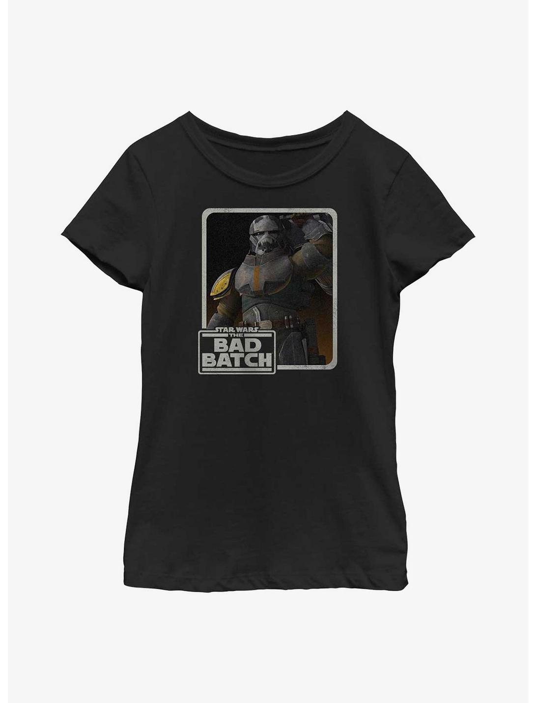 Star Wars: The Bad Batch Wrecker Youth Girls T-Shirt, BLACK, hi-res