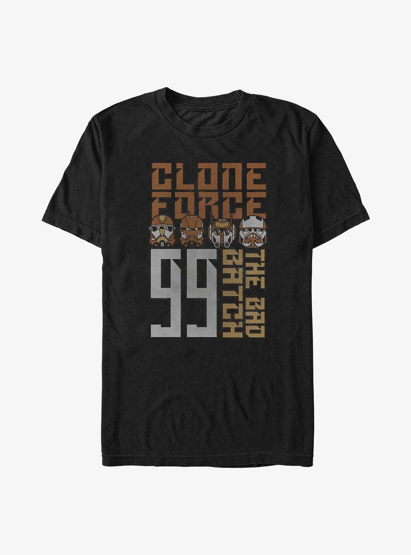 Star Wars: The Bad Batch Clone Force 99 T-Shirt, BLACK, hi-res