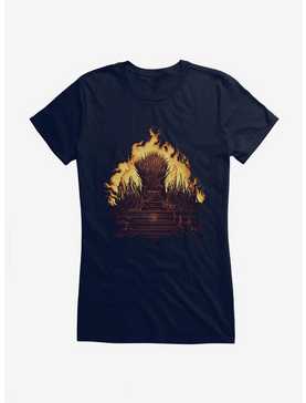 House Of The Dragon Fire Throne Girls T-Shirt, , hi-res