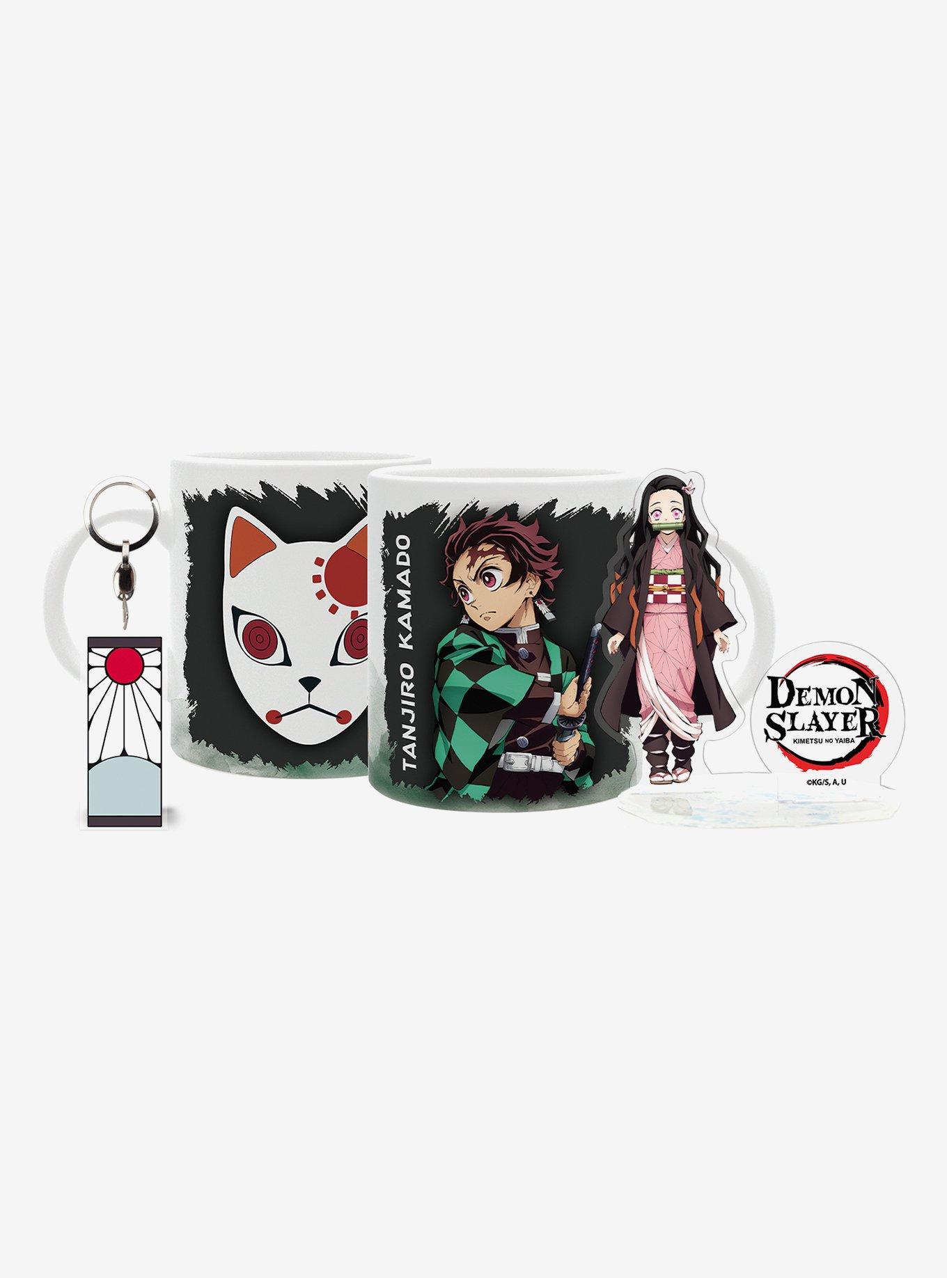 Demon Slayer Backpack with Lunch Box nezuko and tanjiro Heat