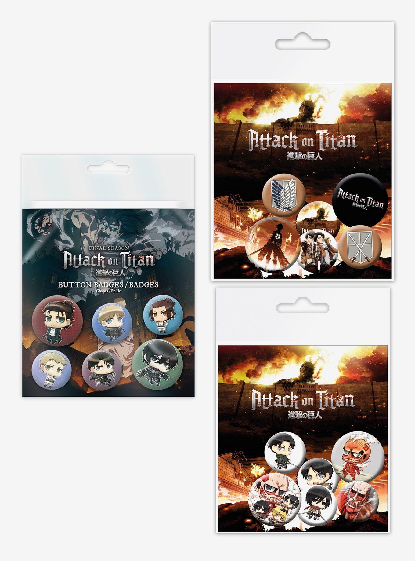 Attack On Titan Pin Set, , hi-res