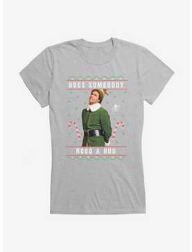 Elf Does Somebody Need A Hug Girls T-Shirt, , hi-res