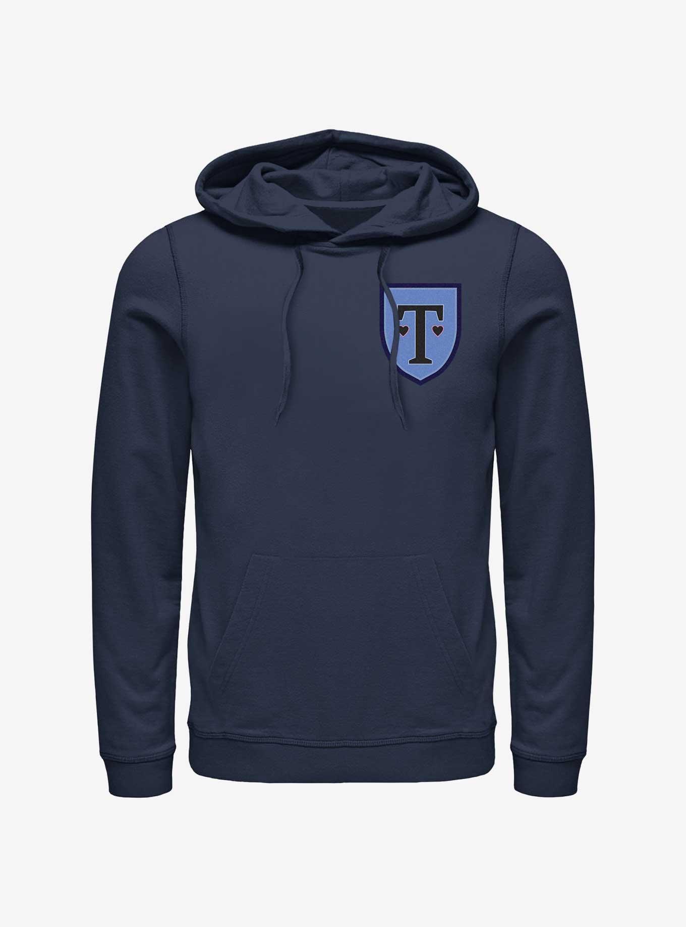 Heartstopper Truham School Heart Pocket Crest Hoodie, , hi-res