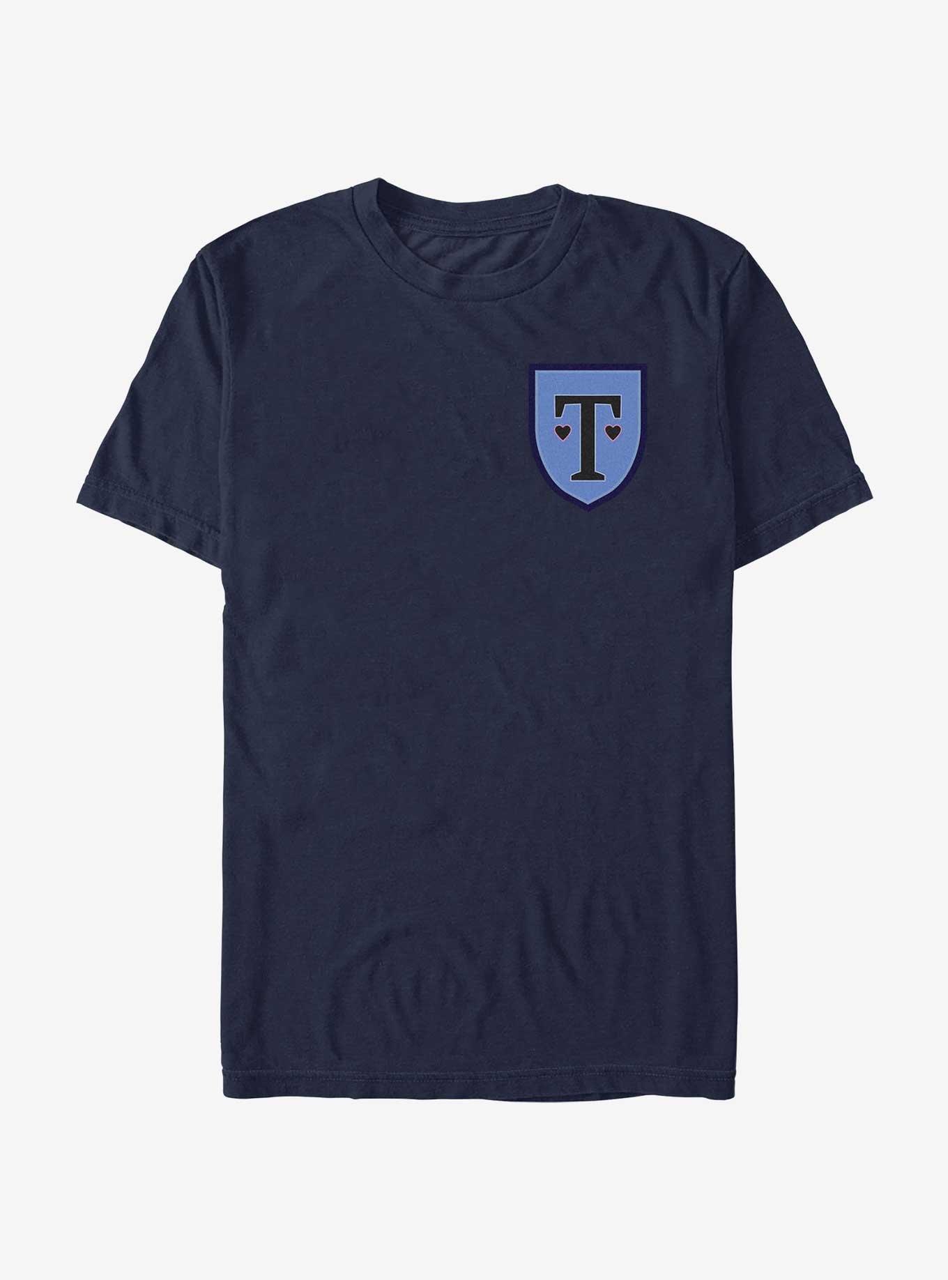 Heartstopper Truham School Heart Pocket Crest T-Shirt, , hi-res