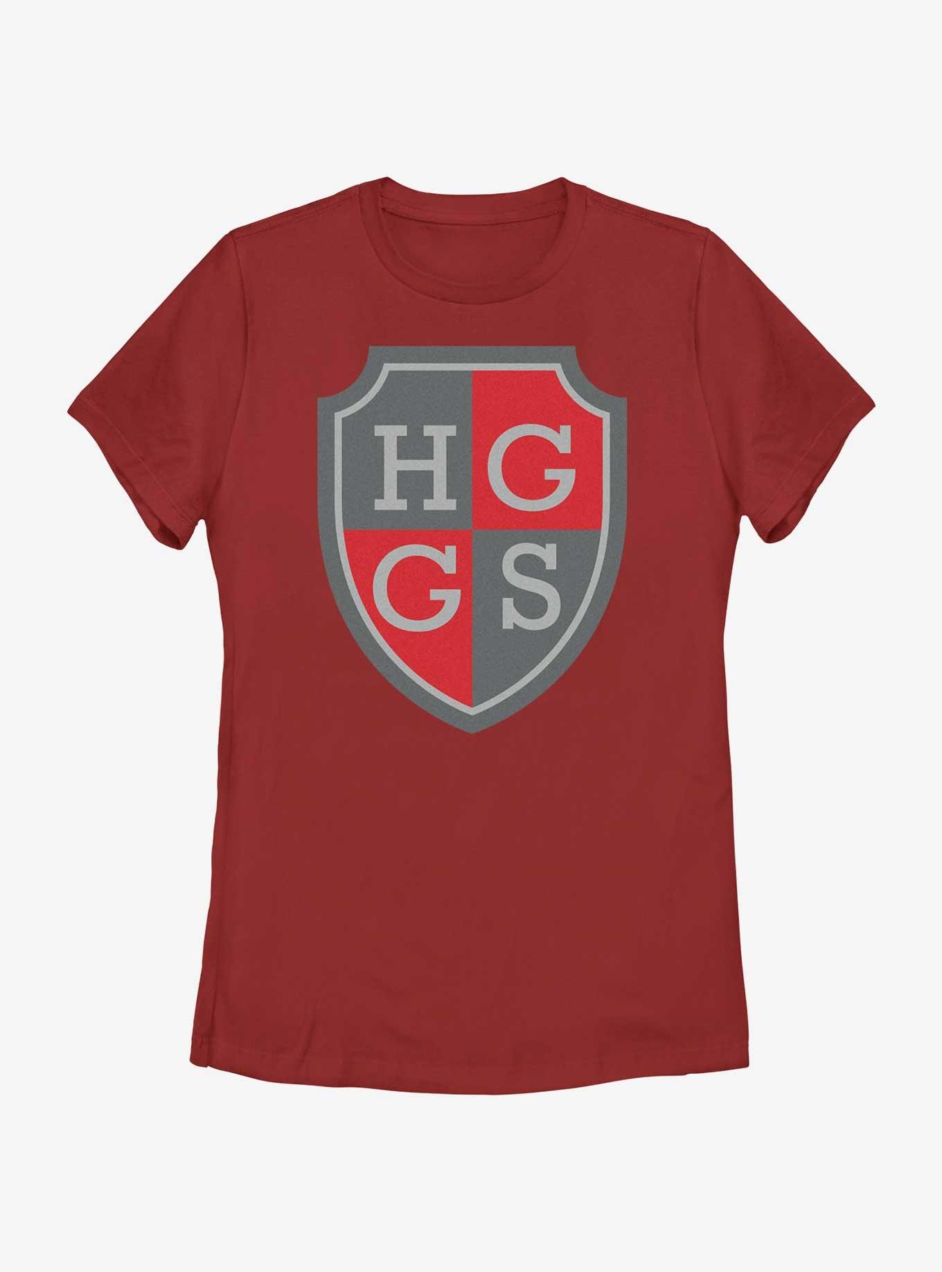 Heartstopper Harvey Greene Grammar School Crest Womens T-Shirt, RED, hi-res