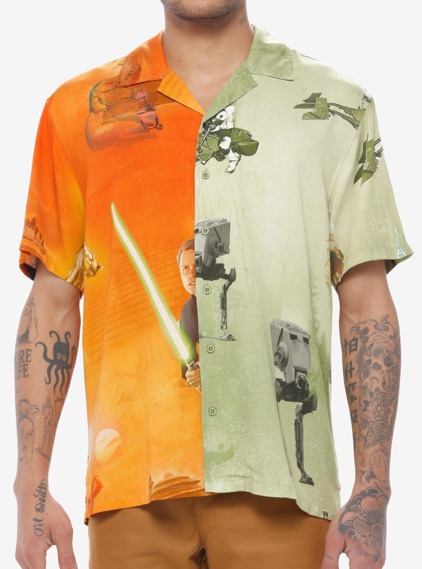 Our Universe Star Wars Tatooine Endor Split Woven Button-Up | Hot