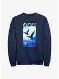 Avatar: The Way Of The Water Aerial Banshee Sweatshirt, NAVY, hi-res