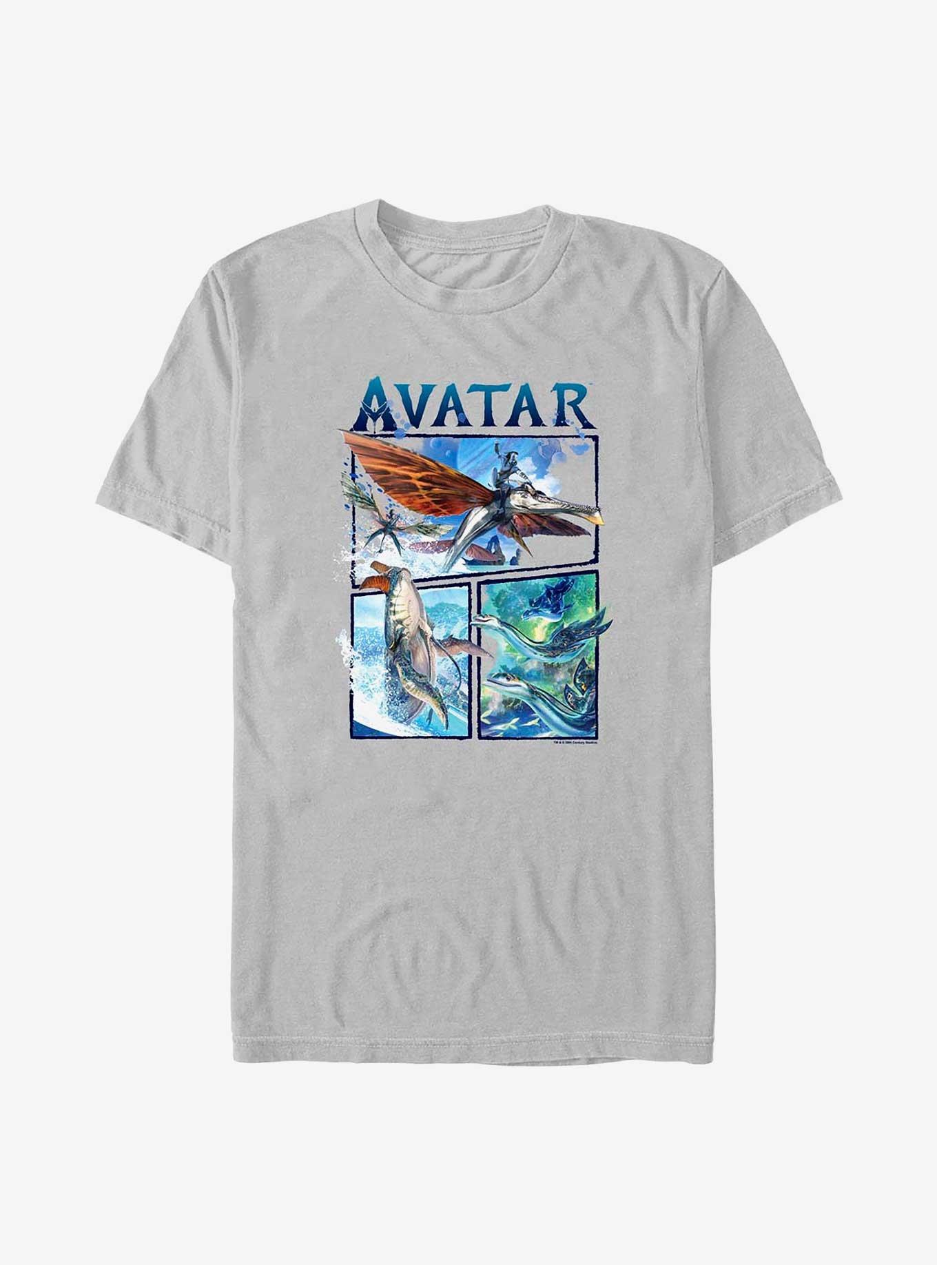 Avatar: The Way Of The Water Creatures Air And Sea T-Shirt, SILVER, hi-res