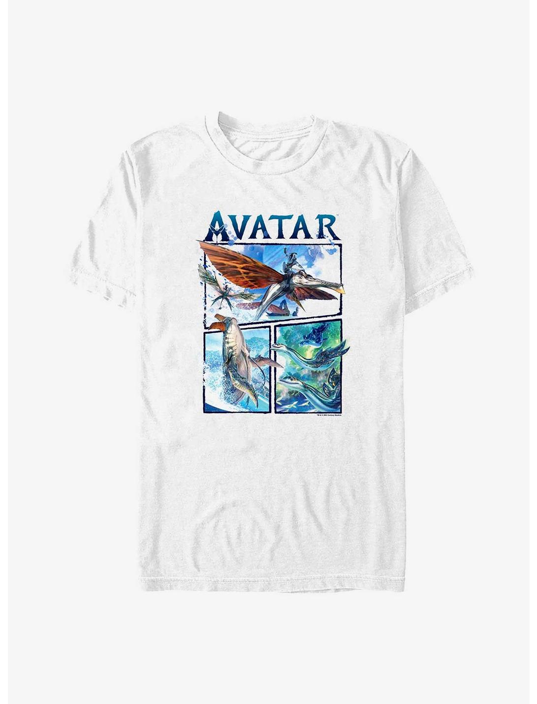Avatar: The Way Of The Water Creatures Air And Sea T-Shirt, WHITE, hi-res