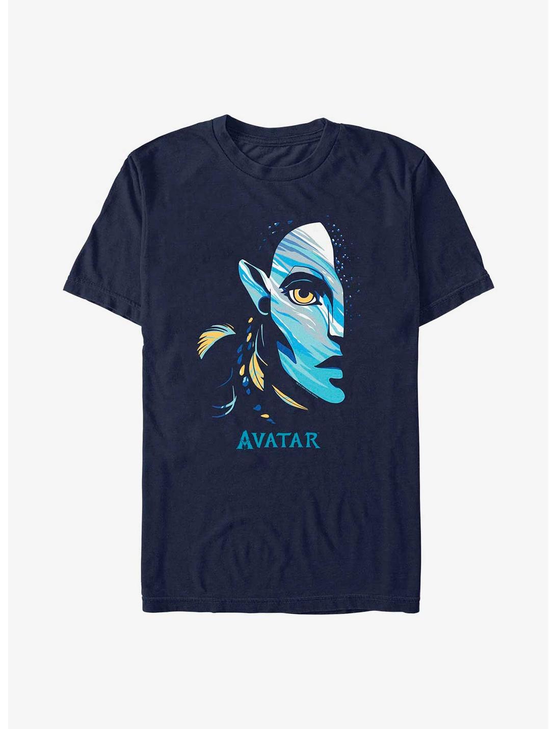 Avatar: The Way Of The Water Half Face T-Shirt, NAVY, hi-res