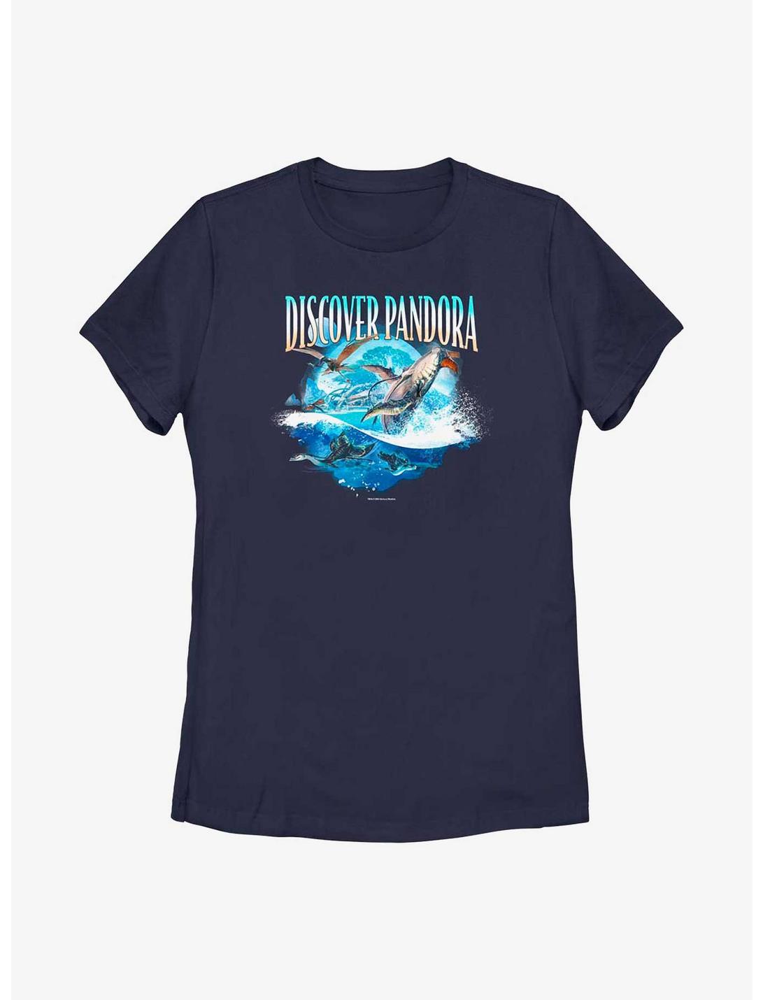 Avatar: The Way Of The Discover Pandora Ocean Womens T-Shirt, NAVY, hi-res