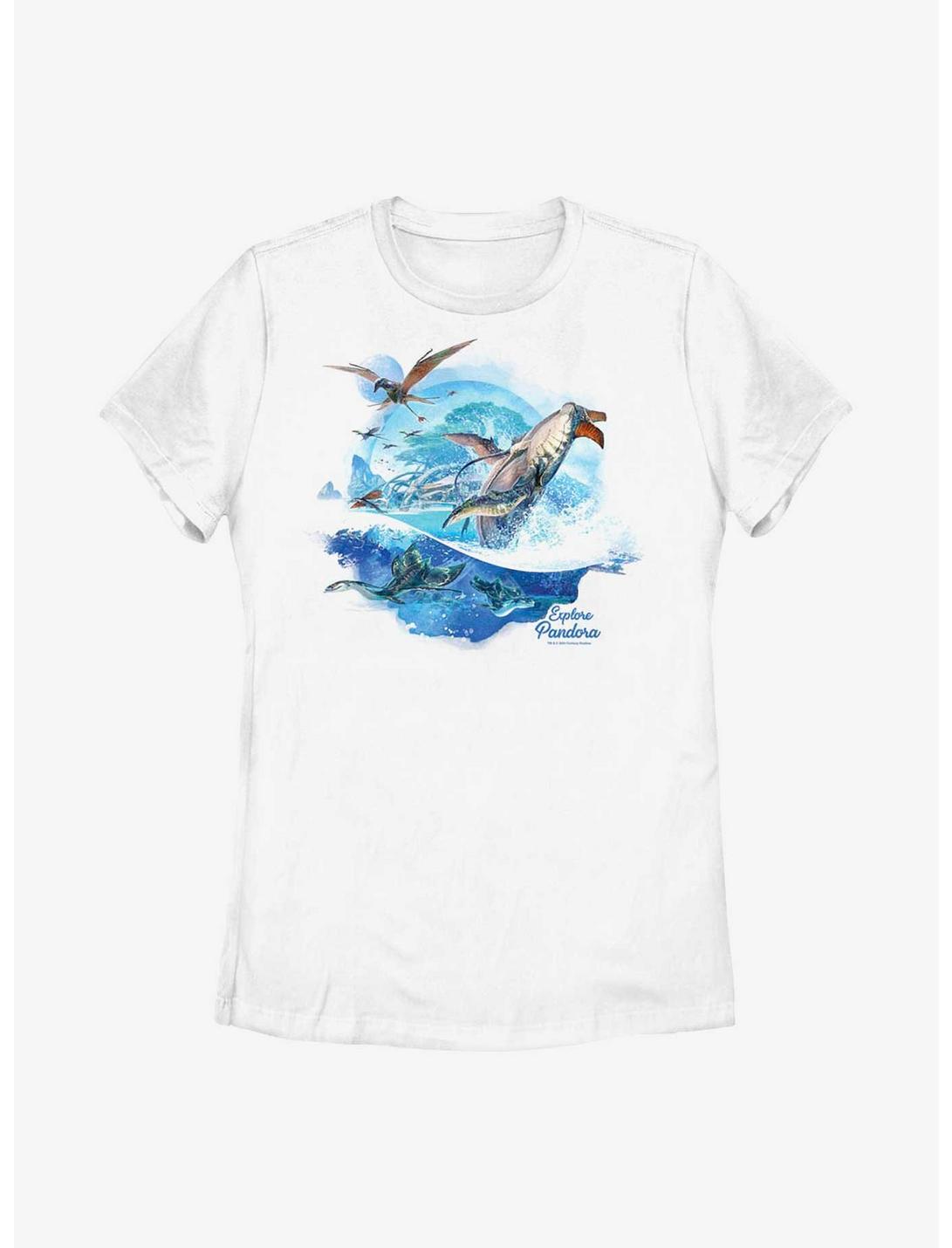 Avatar: The Way Of The Water Explore Pandora Womens T-Shirt, WHITE, hi-res