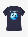 Avatar: The Way Of The Water Dual Banshee Riders Womens T-Shirt, NAVY, hi-res