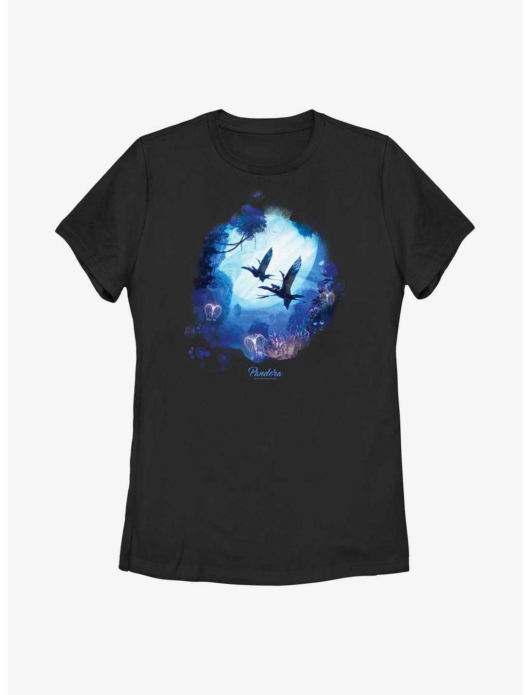 Avatar: The Way Of The Water Pandora Moon Womens T-Shirt, BLACK, hi-res