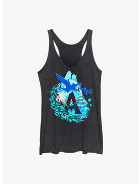 Avatar: The Way Of The Water Scenic Flyby Logo Womens Tank Top, , hi-res
