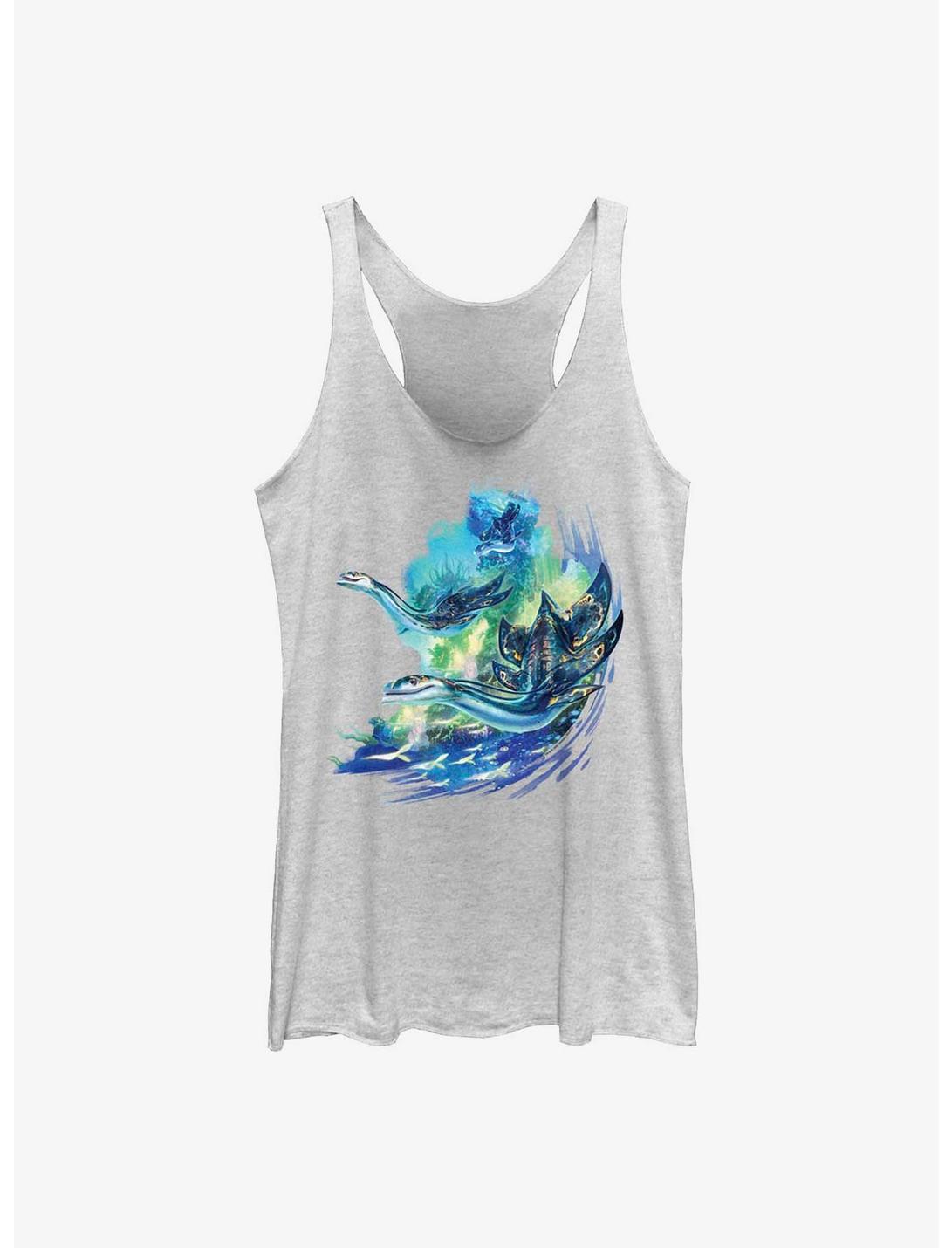 Avatar: The Way Of The Water Ilu Creatures Womens Tank Top, WHITE HTR, hi-res