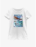 Avatar: The Way Of The Water Creatures Air And Sea Youth Girls T-Shirt, WHITE, hi-res
