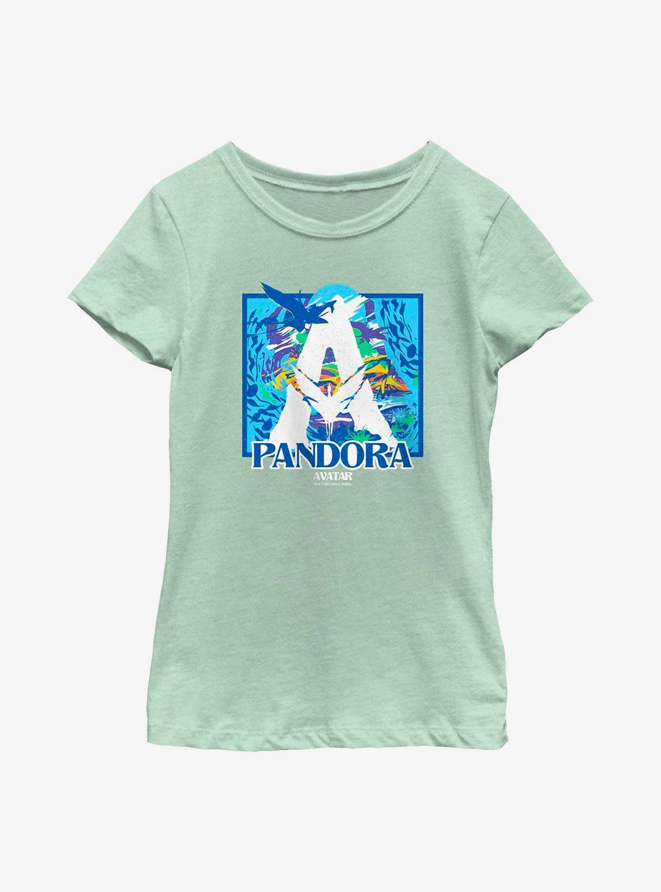 Avatar: The Way Of The Water Pandora Logo Youth Girls T-Shirt, , hi-res