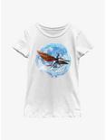 Avatar: The Way Of The Water Circle Frame Youth Girls T-Shirt, WHITE, hi-res