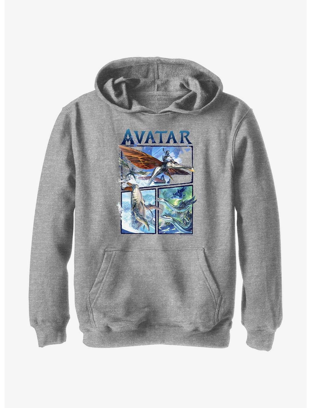 Avatar: The Way Of The Water Air And Sea Youth Hoodie, ATH HTR, hi-res