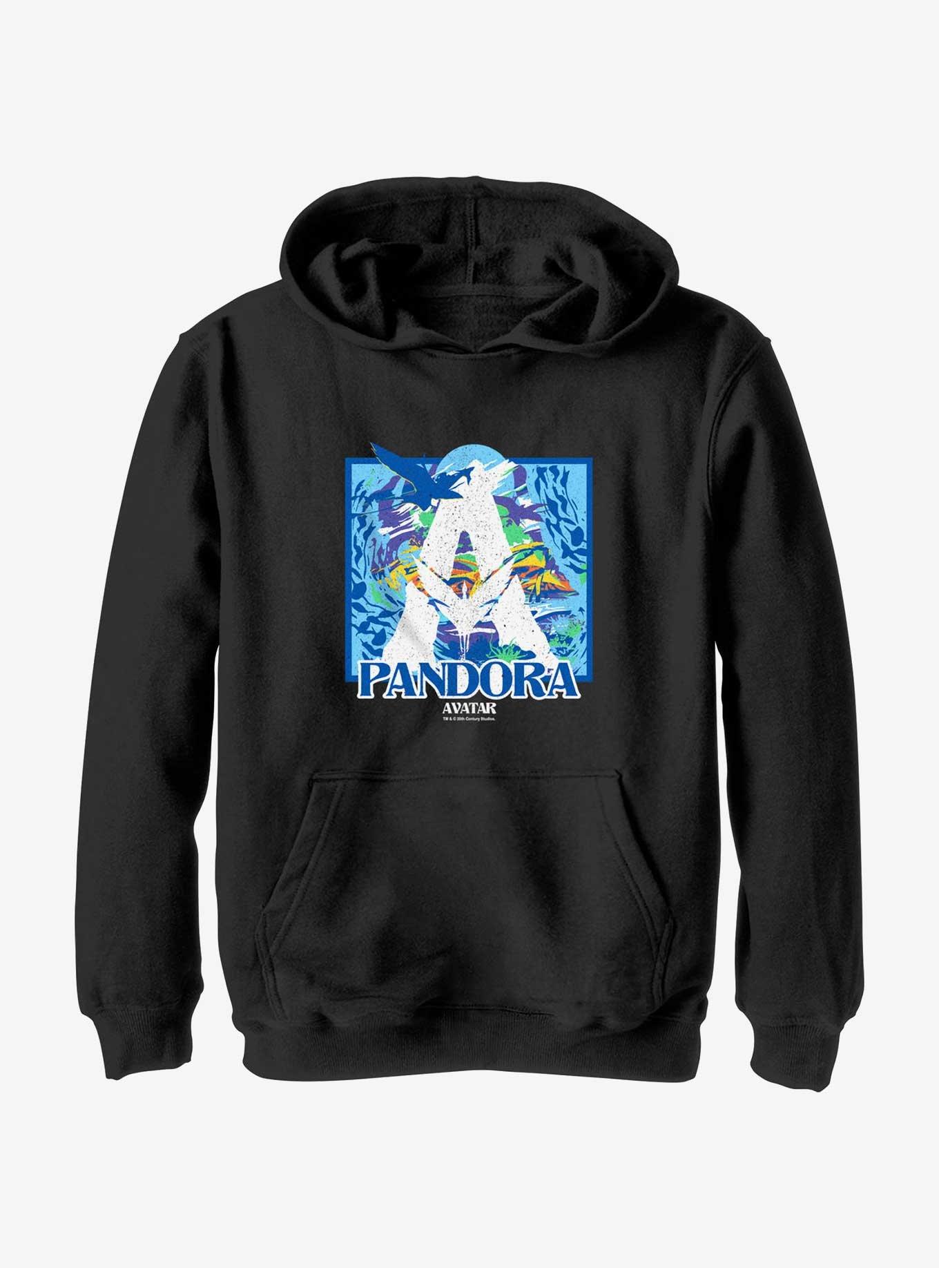 Avatar: The Way Of The Water Box Landscape Youth Hoodie, BLACK, hi-res