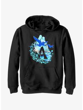 Avatar: The Way Of The Water Logo Scenic Flyby Youth Hoodie, , hi-res