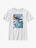 Avatar: The Way Of The Water Creatures Air And Sea Youth T-Shirt, WHITE, hi-res