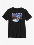 Avatar: The Way Of The Water Pandora Banshee Rider Youth T-Shirt, BLACK, hi-res
