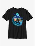 Avatar: The Way Of The Water Scenic Flyby Logo Youth T-Shirt, BLACK, hi-res
