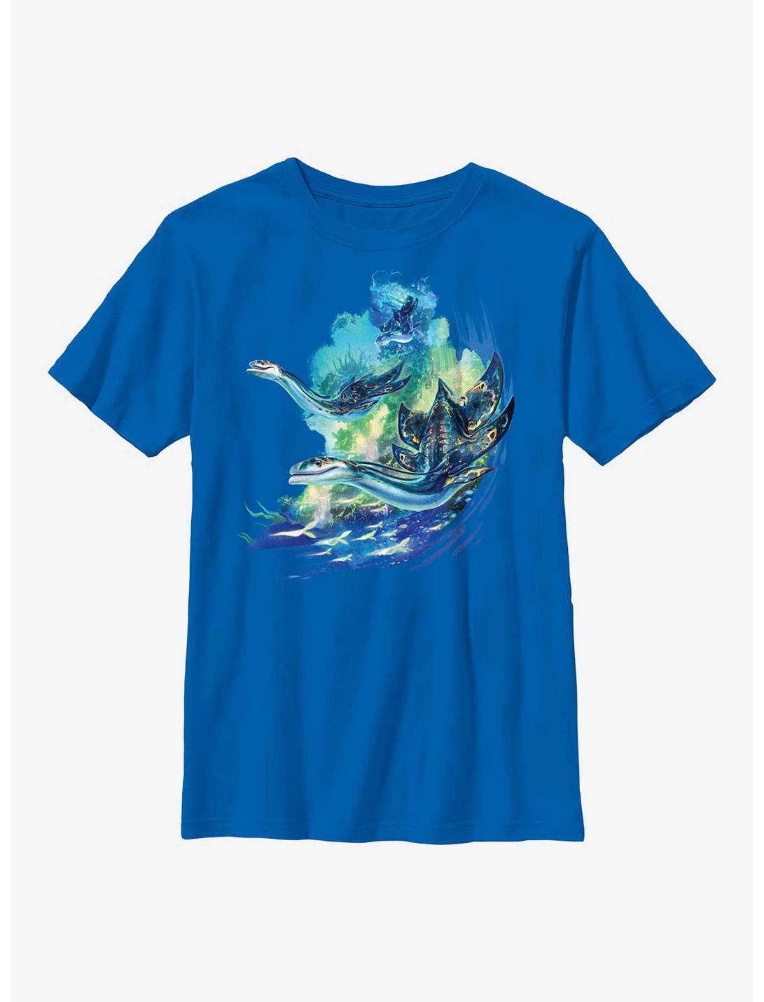 Avatar: The Way Of The Water Ilu Creatures Youth T-Shirt, ROYAL, hi-res