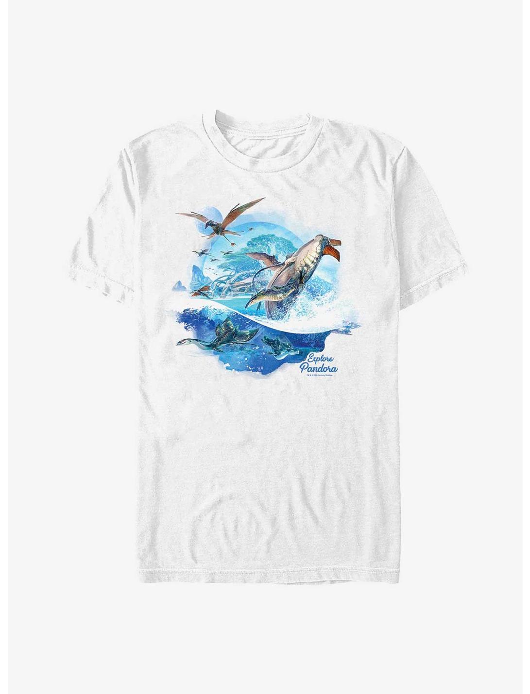 Avatar: The Way Of The Water Explore Pandora T-Shirt, WHITE, hi-res