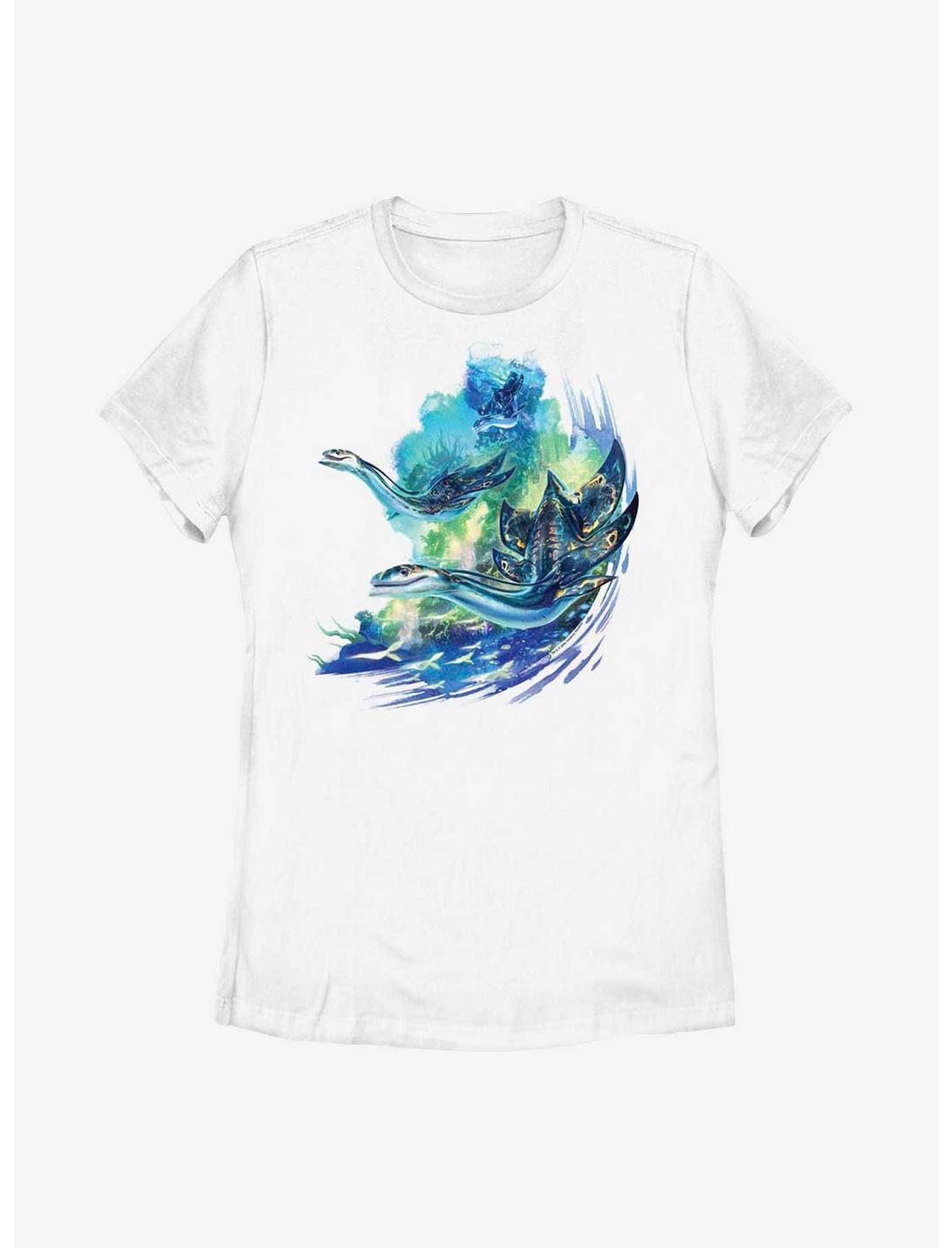 Avatar: The Way Of The Water Ilu Creatures Womens T-Shirt, WHITE, hi-res