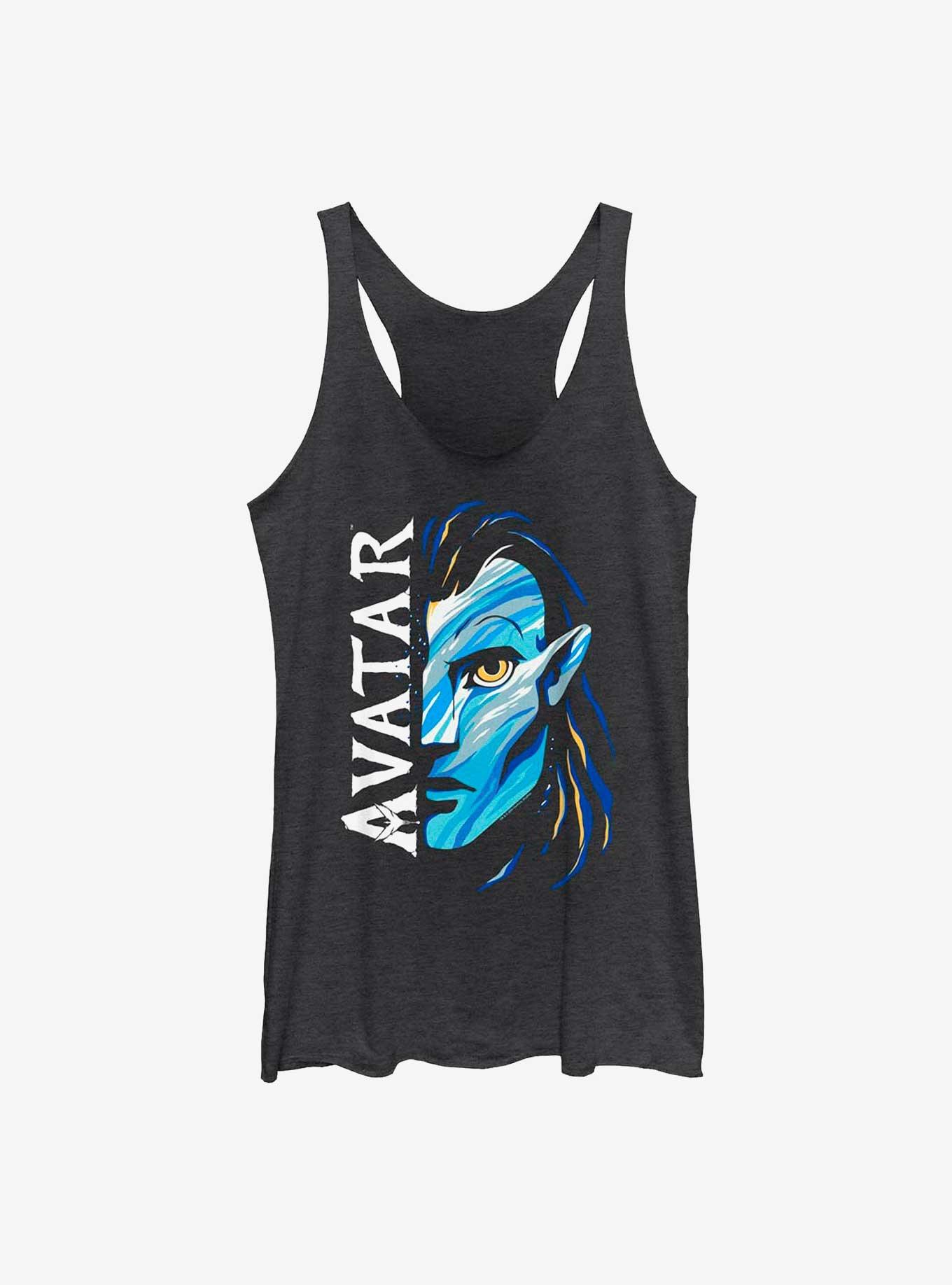 Avatar: The Way Of The Water Head Strong Jake Womens Tank Top, BLK HTR, hi-res