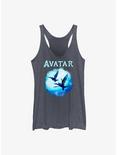 Avatar: The Way Of The Water Dual Banshee Riders Womens Tank Top, NAVY HTR, hi-res