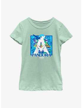 Avatar: The Way Of The Water Pandora Logo Youth Girls T-Shirt, , hi-res