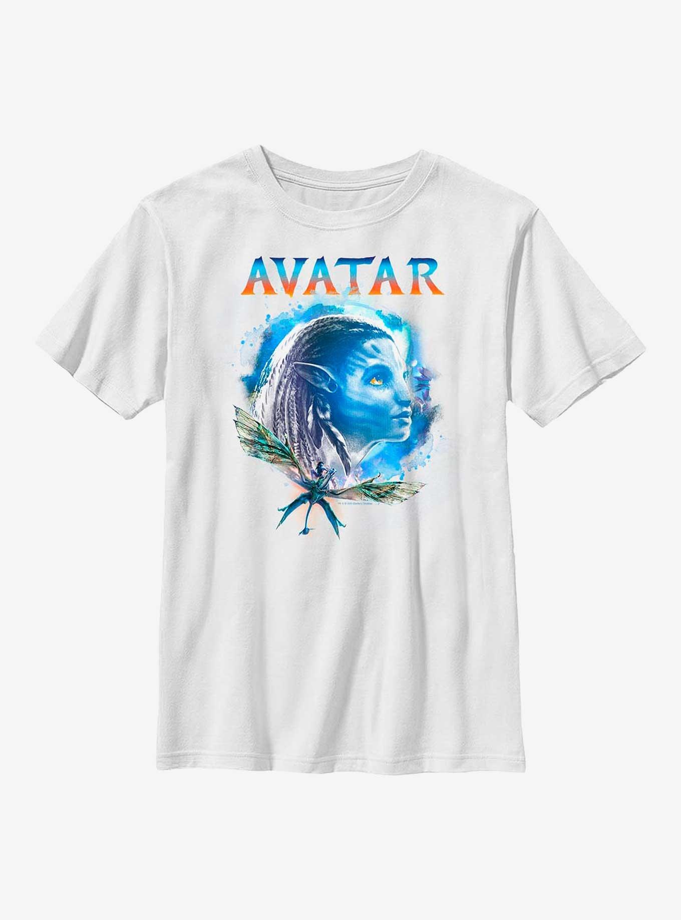 Avatar: The Way Of The Water Neytiri Na'vi Youth T-Shirt, WHITE, hi-res