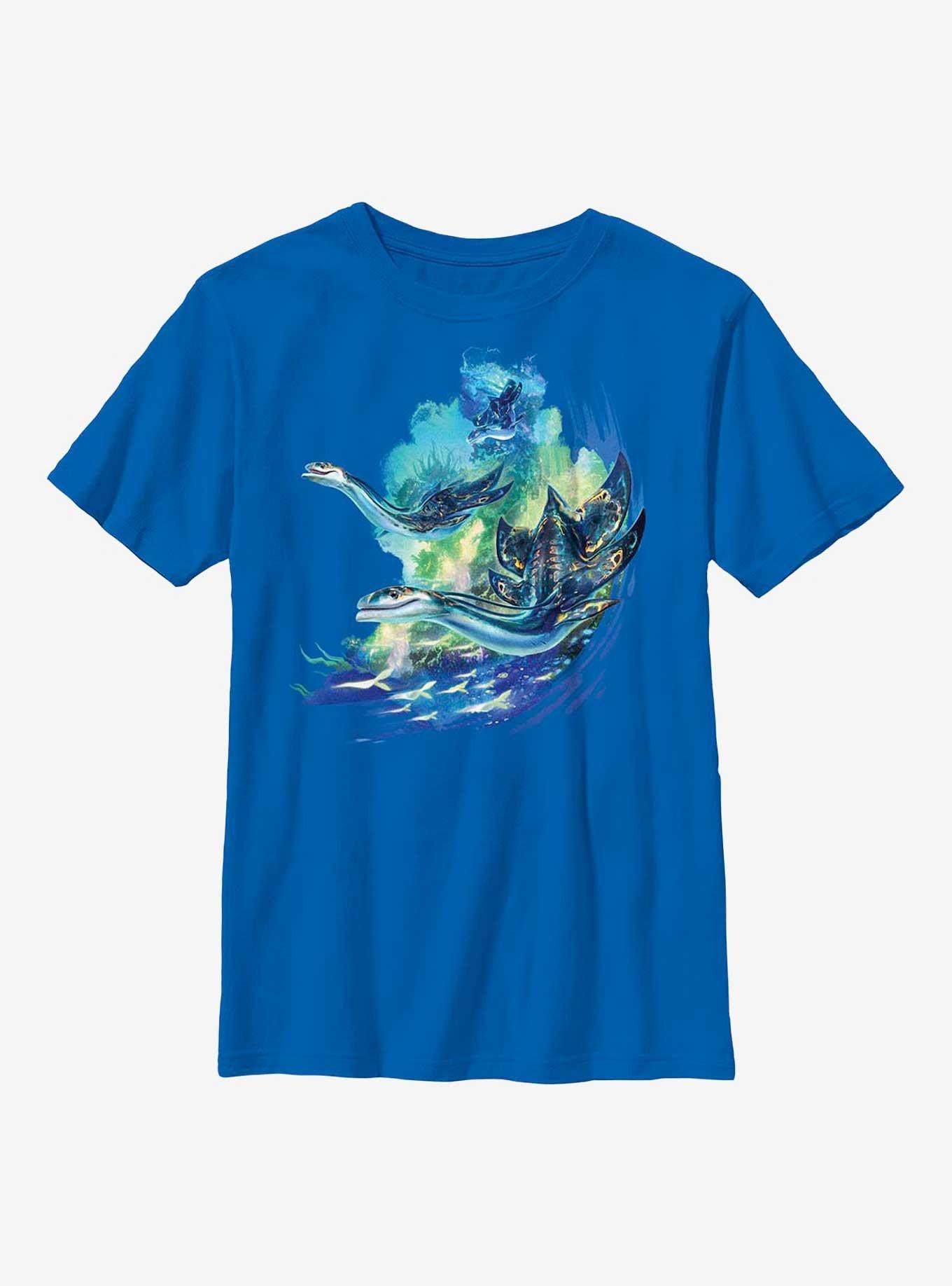 Avatar: The Way Of The Water Ilu Creatures Youth T-Shirt, ROYAL, hi-res