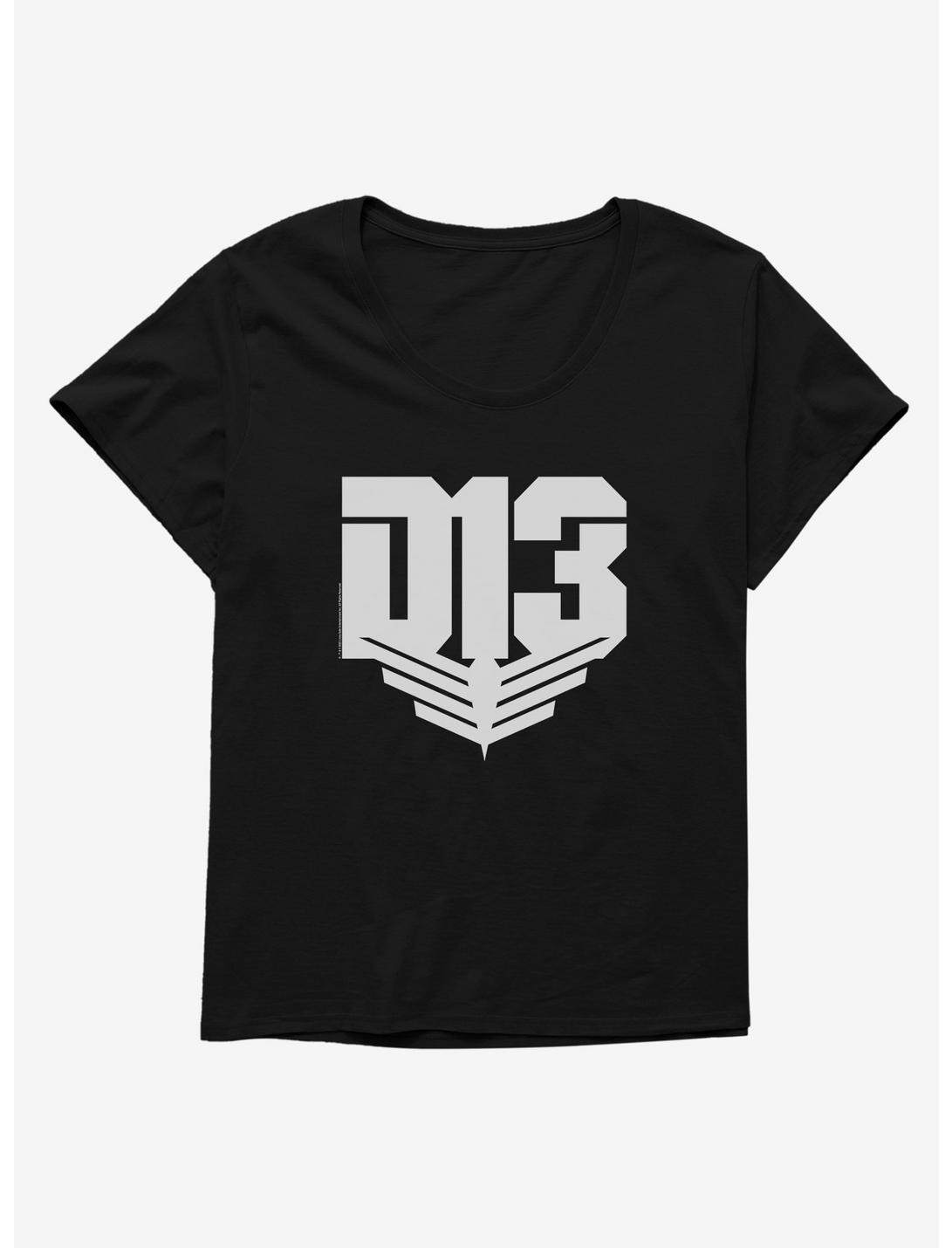 Hunger Games District 13 Logo Womens T-Shirt Plus Size, BLACK, hi-res