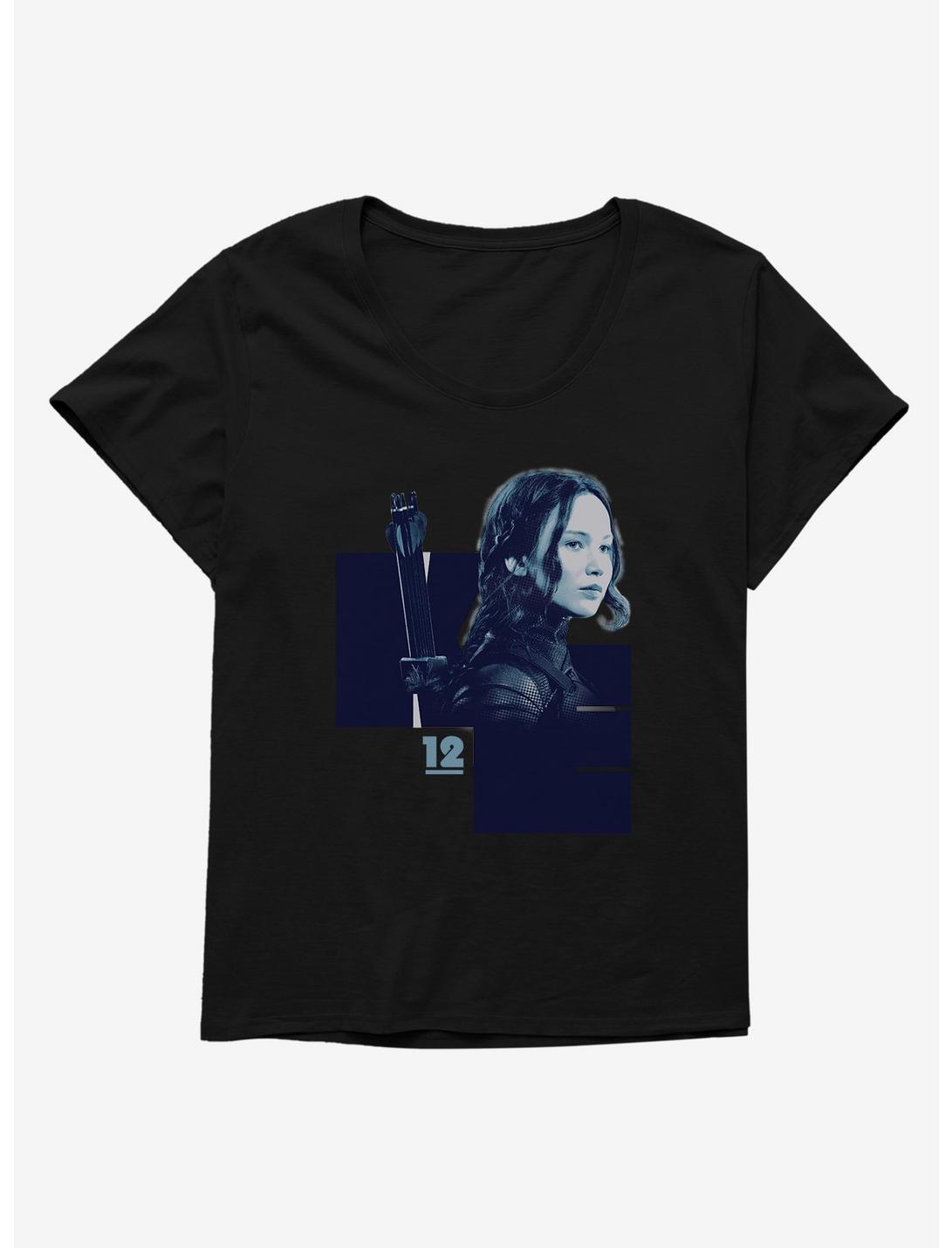 Hunger Games Katniss Everdeen District 12 Womens T-Shirt Plus Size, , hi-res