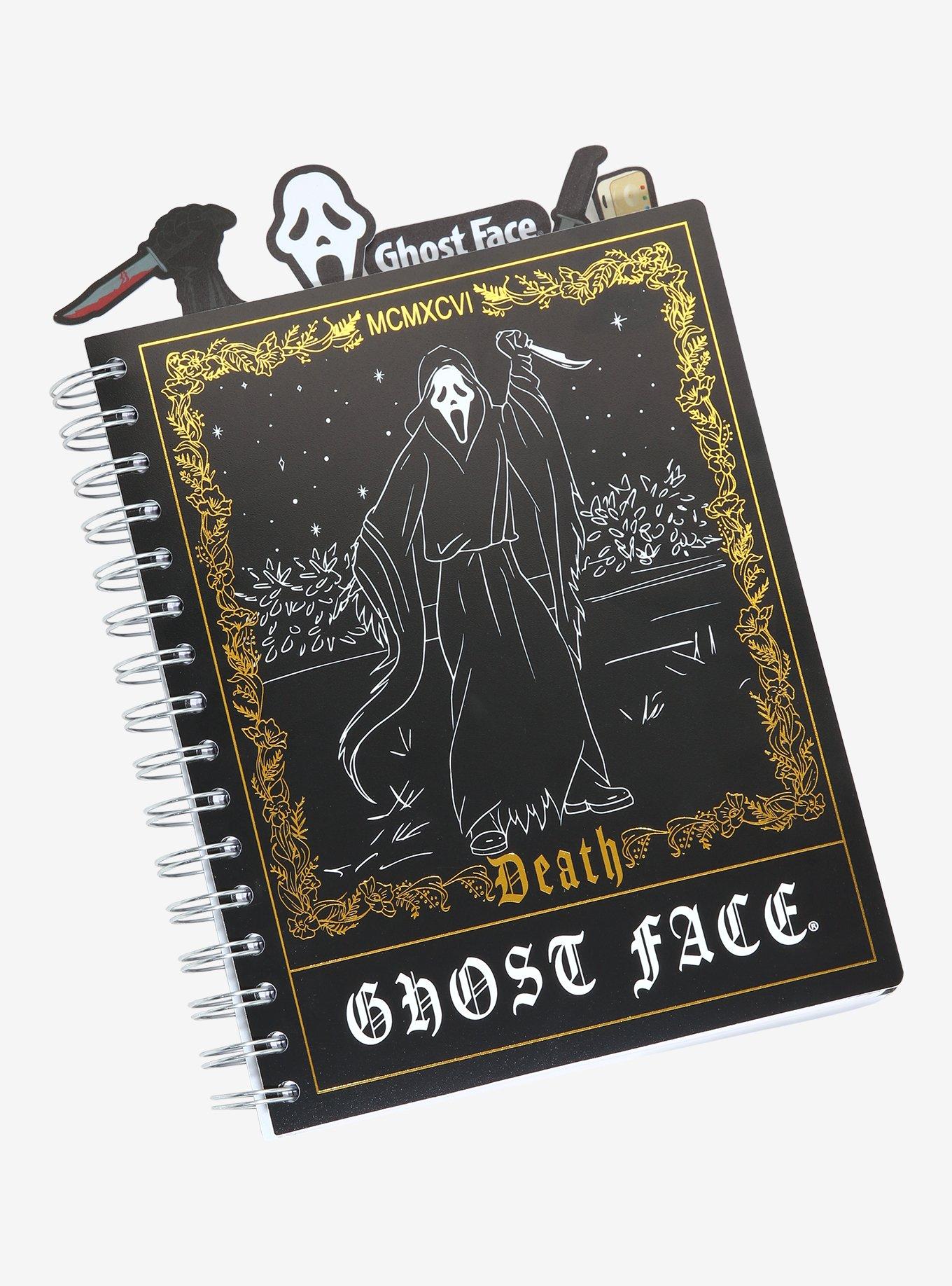 Ghost Face Tarot Card Tabbed Journal, , hi-res