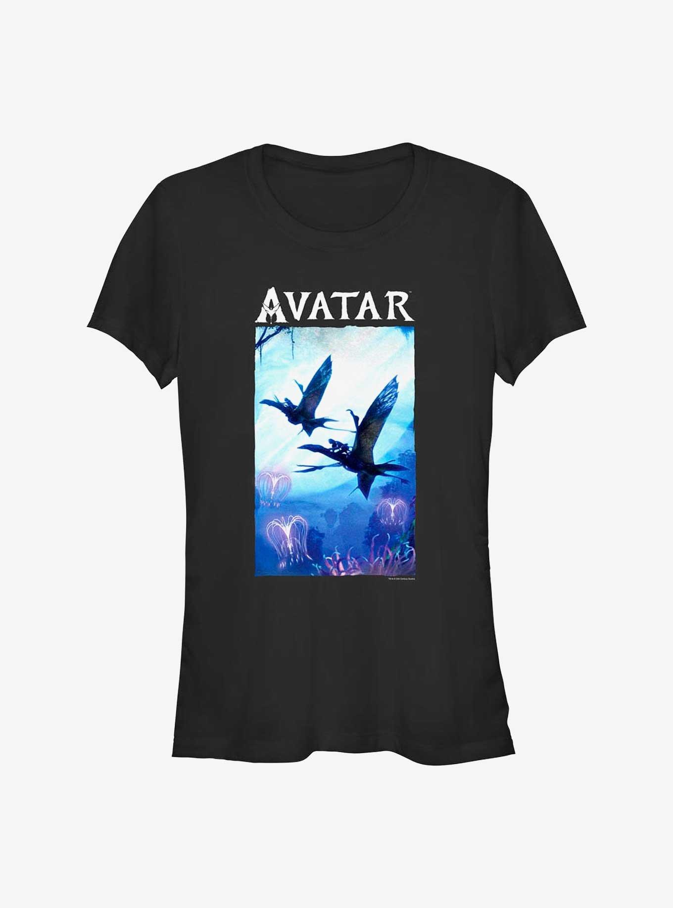 Avatar: The Way of Water Air Time Poster Girls T-Shirt, BLACK, hi-res