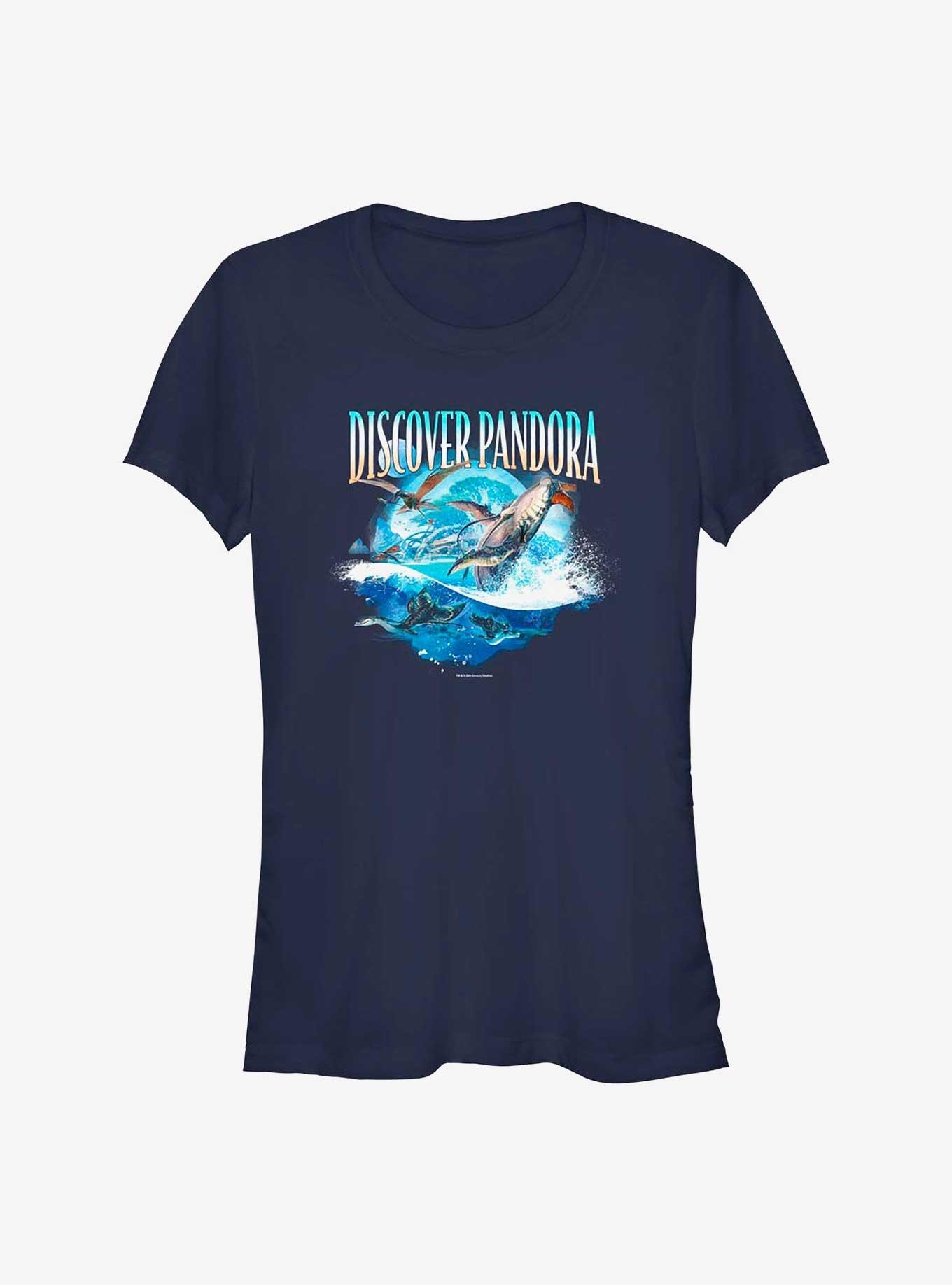 Avatar: The Way of Water Discover Pandora Girls T-Shirt, NAVY, hi-res